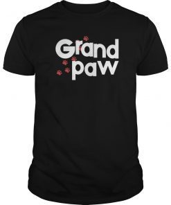 Grand Paw Dog Lover Pet Grandpa Graphic T-Shirt