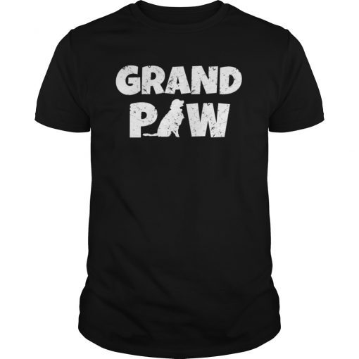 Grandpa Grand Paw Golden Retriever Dog Lover Gifts