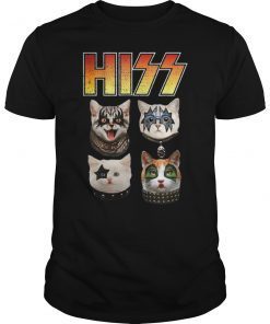 HISS Funny Cat Shirt Hiss Shirt Cat Lover T-Shirt Hiss Cat