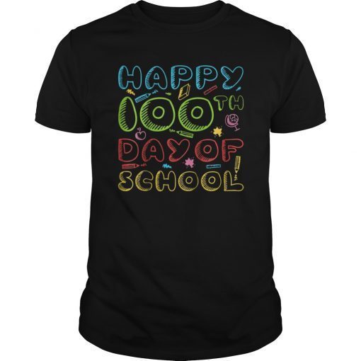 Happy 100th Day Of School T-Shirt