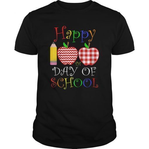 Happy 100th Day of School Shirt for Teacher & kid T-Shirt