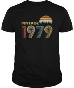 Happy 40th with Retro Vintage 1979 T-Shirt