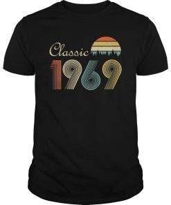 Happy 50th with Retro Vintage 1969 T-Shirt