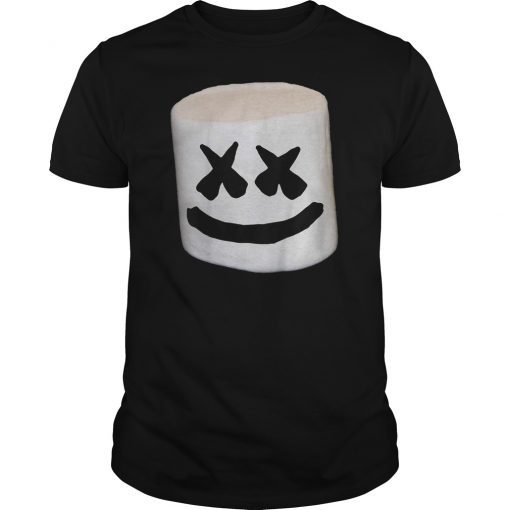 Happy Marshmallow Smores Smiley Face T-Shirt