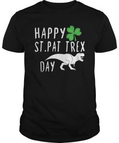 Happy St. Pat T-rex Day Cute St. Patrick's Shirt