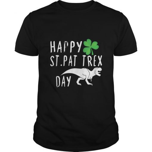 Happy St. Pat T-rex Day Cute St. Patrick's Shirt