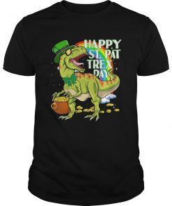 Happy St. Pat T-rex Day Dinosaur St. Patricks Day T-shirts