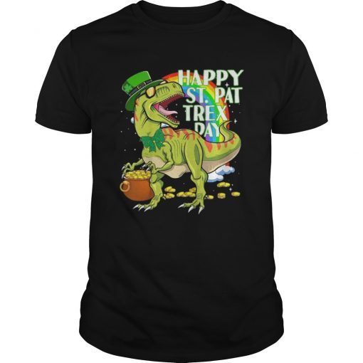 Happy St. Pat T-rex Day Dinosaur St. Patricks Day T-shirts