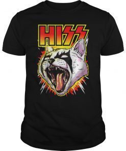 Hiss Cat Funny Kittens Rock Shirt