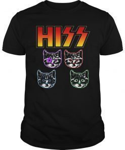 Hiss Cats Kittens Cat Lovers Cat Lady Kitty Cat T-Shirt