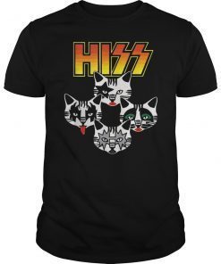 Hiss Kiss Cats Kittens T-shirt