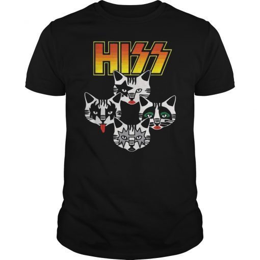 Hiss Kiss Cats Kittens T-shirt