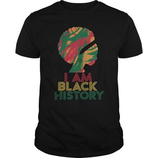 I Am Black History African American Black women Pride Shirt