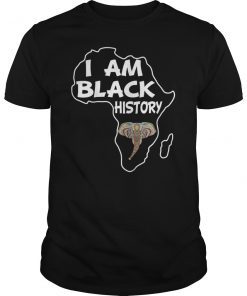 I Am Black History Month African American Black Pride TShirt