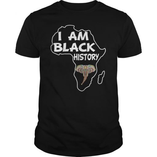 I Am Black History Month African American Black Pride TShirt