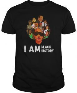 I Am Black History Month I Love My Black Roots T-shirt