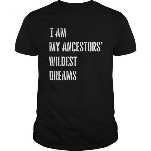 I Am My Ancestors Wildest Dreams T Shirt