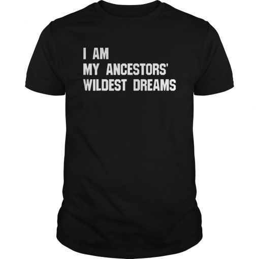 I Am My Ancestors' Wildest Dreams t-shirt