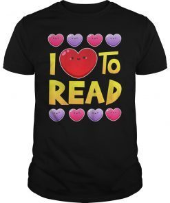 I LOVE TO READ SHIRT Readers Across America Shirt