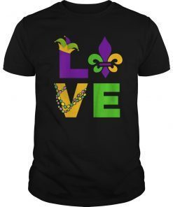 I Love Mardi Gras Louisiana T-shirt Toddler Boy Girl Kid Men