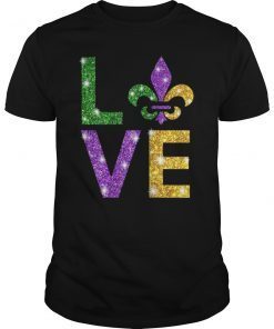 I Love Mardi Gras T-shirt Mardi Gras Shirt For Girls,Kids