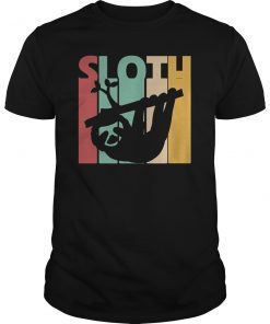 I Love Vintage Sloth Shirt Gifts Funny Sloth Outfit Clothes