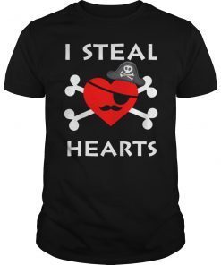 I Steal Hearts Valentine Day Pirate Heart