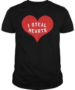 I Steal Hearts Valentines Day Shirt