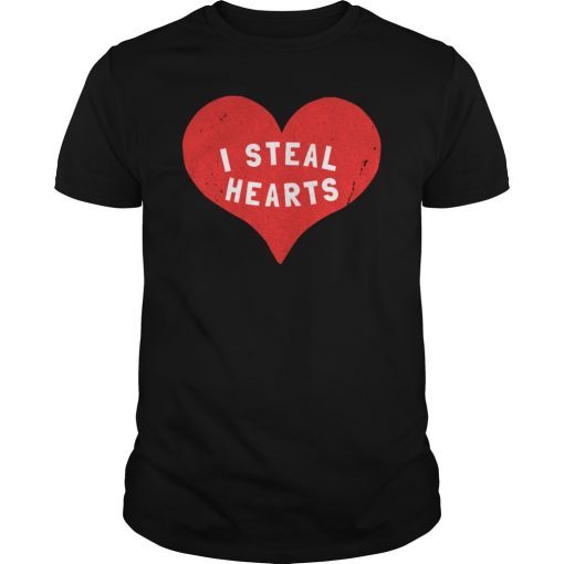 I Steal Hearts Valentines Day Shirt