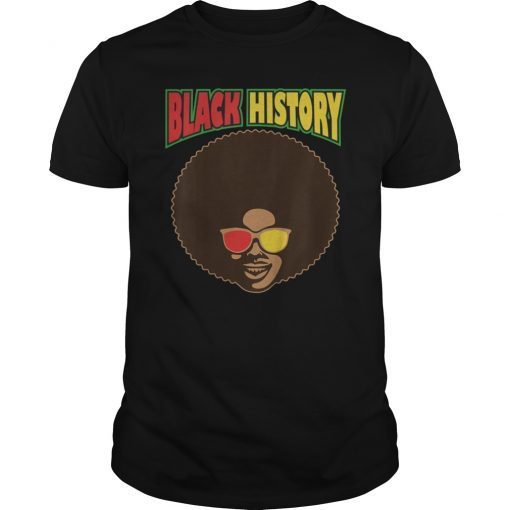 I am Black History Afro T shirt - Black History Month Shirt