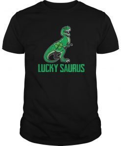 Irish Dinosaur Leprechaun Luckysaurus Patricks Day TShirt