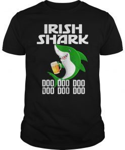 Irish Shark Beer St Patricks Day Funny Shark Lover Shirt
