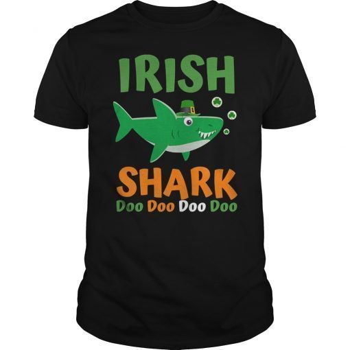 Irish Shark Doo Doo Doo Doo Tee St Patricks Day T-Shirt