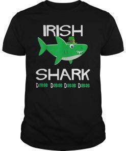 Irish Shark Doo Doo Doo Patricks Day Shirt