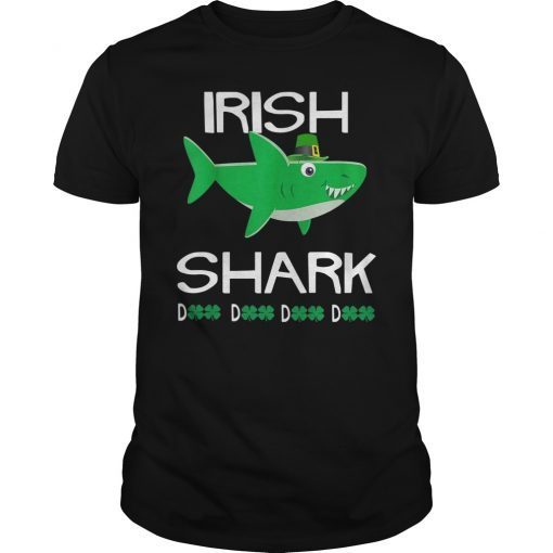 Irish Shark Doo Doo Doo Patricks Day Shirt