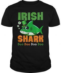 Irish Shark Doo Doo Doo St Patrick's Day Funny T-Shirt