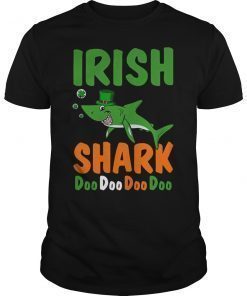 Irish Shark Doo Doo Funny Shamrock Shirt