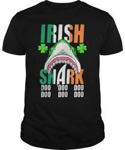 Irish Shark Flag St Patricks Day Funny Shark Lover Shirt