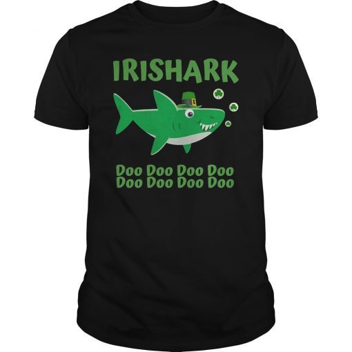 Irish Shark T-Shirt St Patricks Day Shirt Men Women