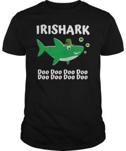 Irish Shark Tee Shirt St Patricks Day Shirt Men Women