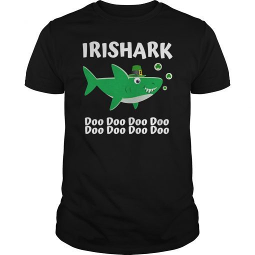 Irish Shark Tee Shirt St Patricks Day Shirt Men Women