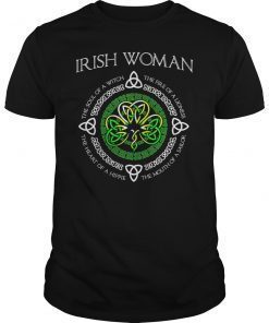 Irish Woman Soul Of A Witch Irish Funny Gift T-Shirt