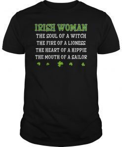 Irish Woman The Soul of A Witch St Patrick T-Shirt