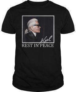 Karl Lagerfeld Thanks For Memories Shirt