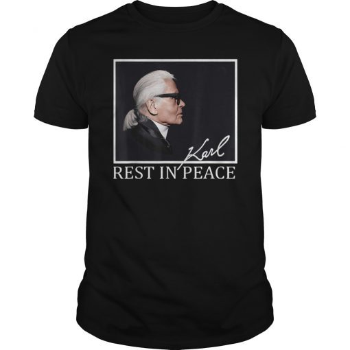 Karl Lagerfeld Thanks For Memories Shirt