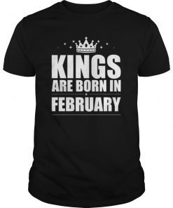 Kings Are Born In February T-Shirt