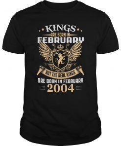 Kings Legends Are Born In February 2004 T-Shirt
