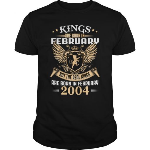 Kings Legends Are Born In February 2004 T-Shirt