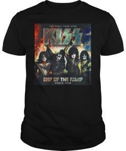 Kiss Tee End of The Road 2019 Shirt World Tour Shirt