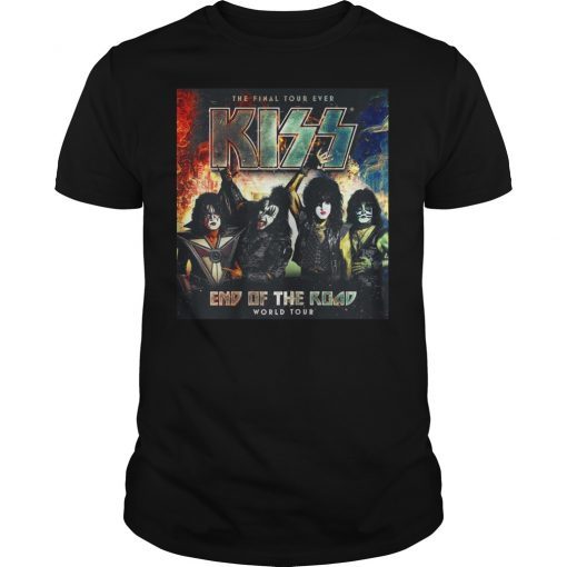 Kiss Tee End of The Road 2019 Shirt World Tour Shirt